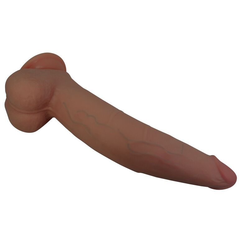 PRETTY LOVE - CUTHBERT REALISTIC FLEXIBLE DILDO 20 CM Ø 5 CM TPE BROWN · Dildo & Stimulatoare (imaginea 4)