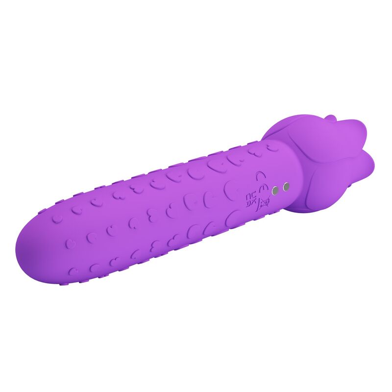 PRETTY LOVE - DANNELL RECHARGEABLE ORAL AND CLITORAL STIMULATOR VIBRATOR PURPLE · Vibratoare (imaginea 9)