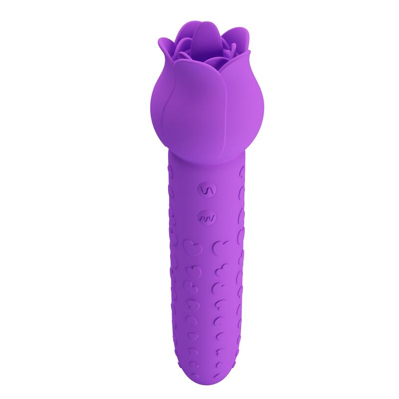 PRETTY LOVE - DANNELL RECHARGEABLE ORAL AND CLITORAL STIMULATOR VIBRATOR PURPLE · Vibratoare (imaginea 8)