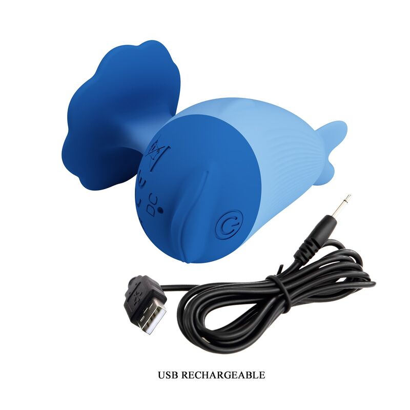 Pretty Love-Dolphin Mini Vibrator Reîncărcabil Albastru 9 PRETTY LOVE - DOLPHIN MINI USB RECHARGEABLE VIBRATOR · Vibratoare (imaginea 9)