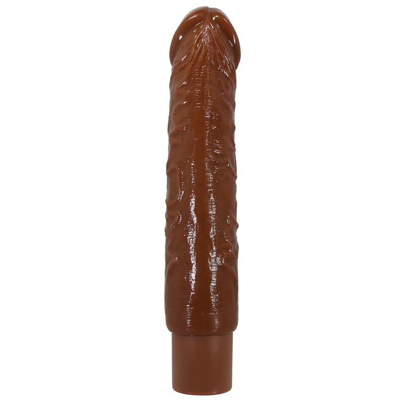 PRETTY LOVE - DUKE REALISTIC VIBRATOR 23.5 CM Ø 4.8 CM BROWN · Vibratoare (imaginea 7)