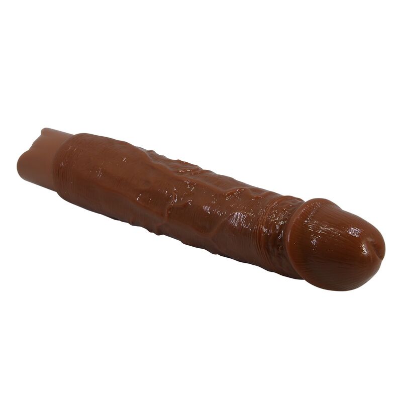 PRETTY LOVE - DUKE REALISTIC VIBRATOR 23.5 CM Ø 4.8 CM BROWN · Vibratoare (imaginea 10)