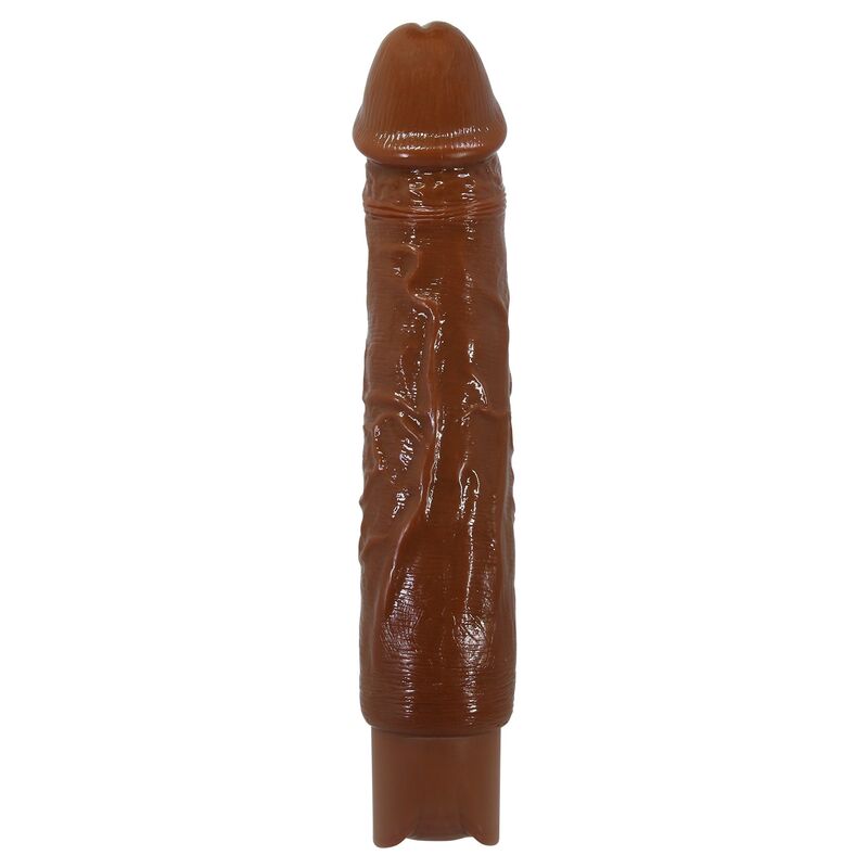 PRETTY LOVE - DUKE REALISTIC VIBRATOR 23.5 CM Ø 4.8 CM BROWN · Vibratoare (imaginea 5)
