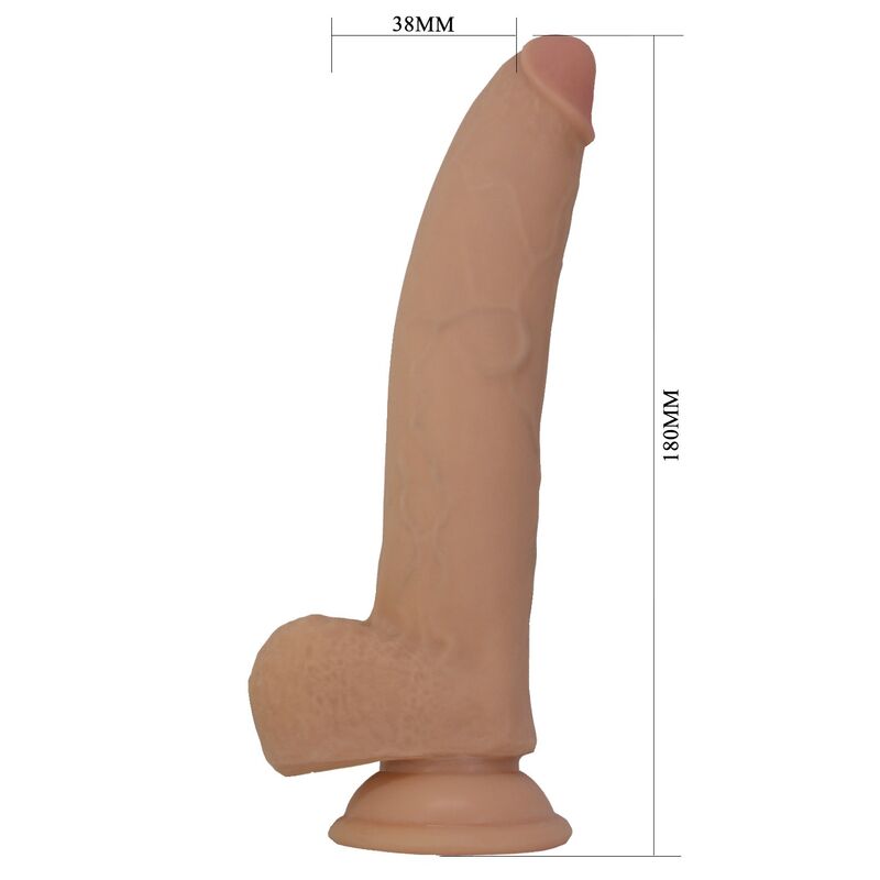 Pretty Love-Ellcument Dildo Realist Flexibil 18 cm 5 PRETTY LOVE - ELLCUMENT REALISTIC FLEXIBLE DILDO 18 CM Ø 4.5 CM TPE NATURAL · Dildo & Stimulatoare (imaginea 5)