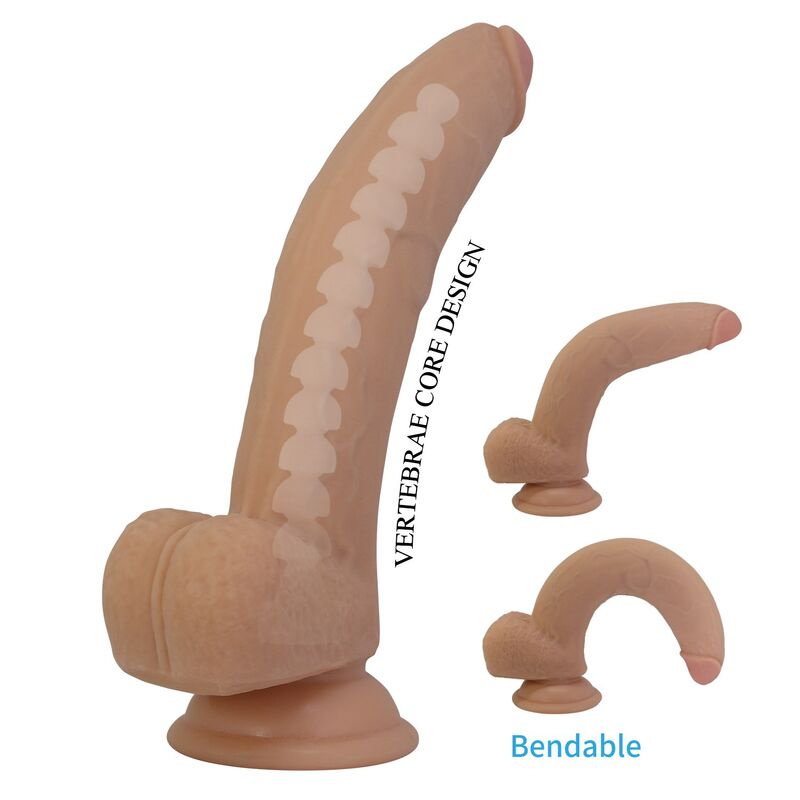 Pretty Love-Ellcument Dildo Realist Flexibil 18 cm 6 PRETTY LOVE - ELLCUMENT REALISTIC FLEXIBLE DILDO 18 CM Ø 4.5 CM TPE NATURAL · Dildo & Stimulatoare (imaginea 6)