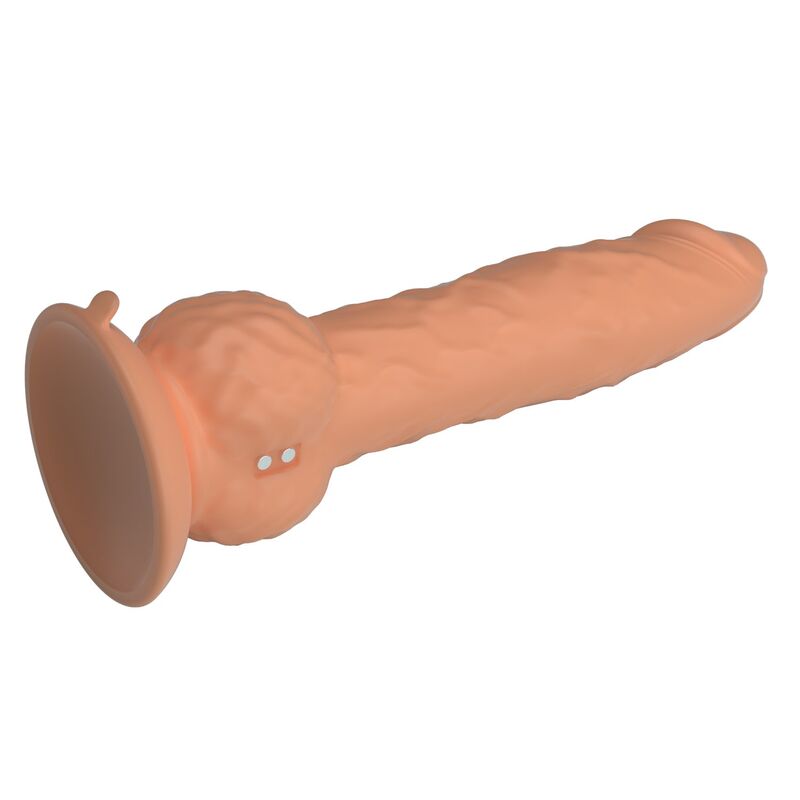 PRETTY LOVE - EREN THRUSTING VIBRATING DILDO 20.5 CM Ø 4.5 CM NATURAL · Jucarii Anale (imaginea 5)