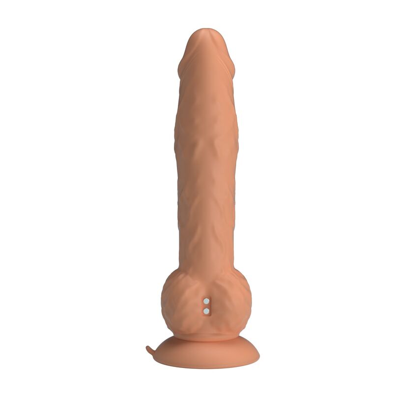 PRETTY LOVE - EREN THRUSTING VIBRATING DILDO 20.5 CM Ø 4.5 CM NATURAL · Jucarii Anale (imaginea 8)