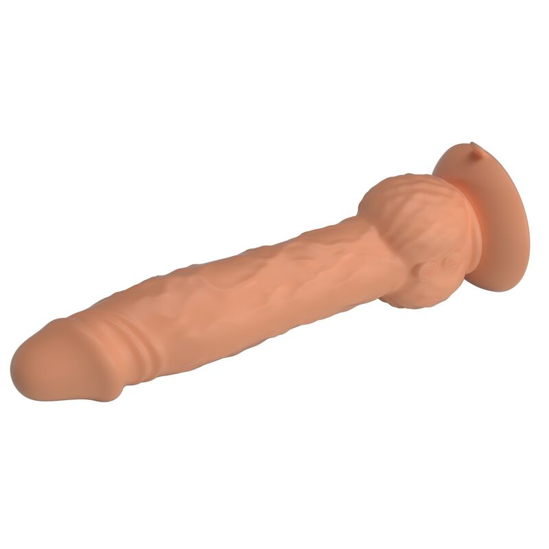 PRETTY LOVE - EREN THRUSTING VIBRATING DILDO 20.5 CM Ø 4.5 CM NATURAL · Jucarii Anale (imaginea 4)