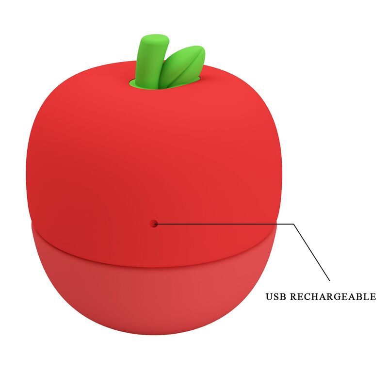 PRETTY LOVE - RECHARGEABLE TONGUE EFFECT CLITORAL STIMULATOR RED · Vibratoare (imaginea 8)
