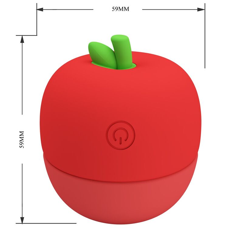 PRETTY LOVE - RECHARGEABLE TONGUE EFFECT CLITORAL STIMULATOR RED · Vibratoare (imaginea 4)