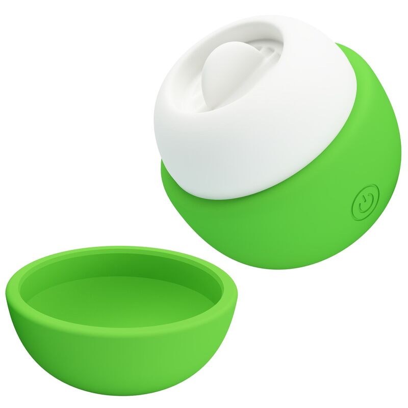 PRETTY LOVE - RECHARGEABLE TONGUE EFFECT CLITORAL STIMULATOR GREEN · Vibratoare (imaginea 3)