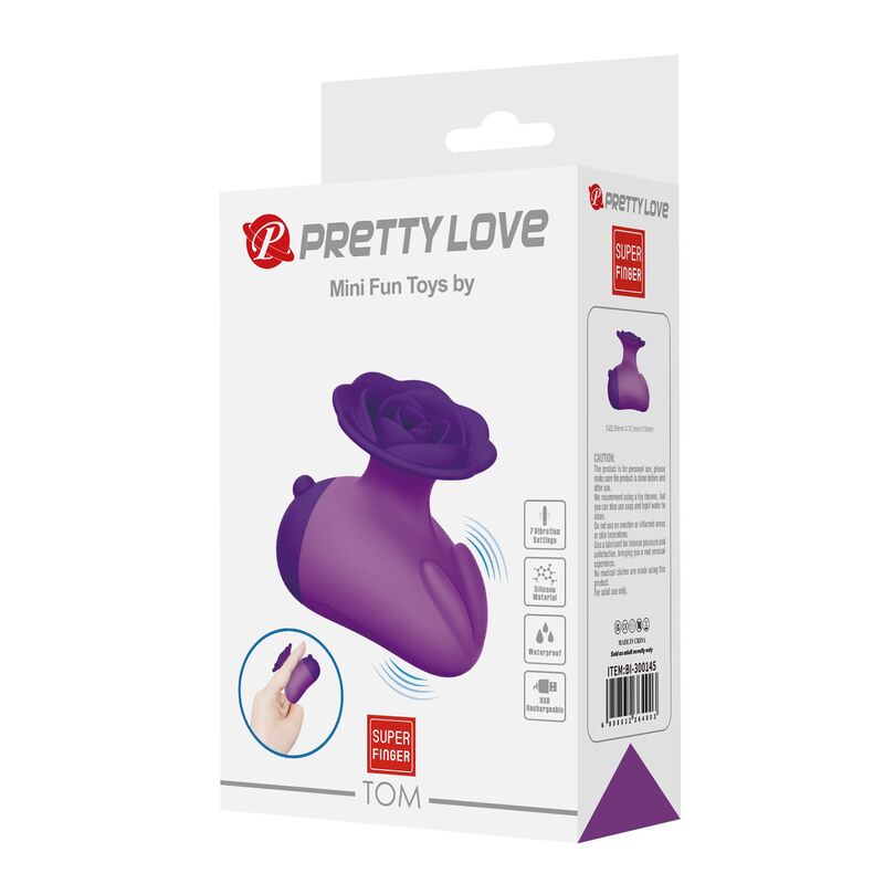PRETTY LOVE - RECHARGEABLE CLITORAL STIMULATOR 7 MODES PURPLE · Vibratoare (imaginea 10)