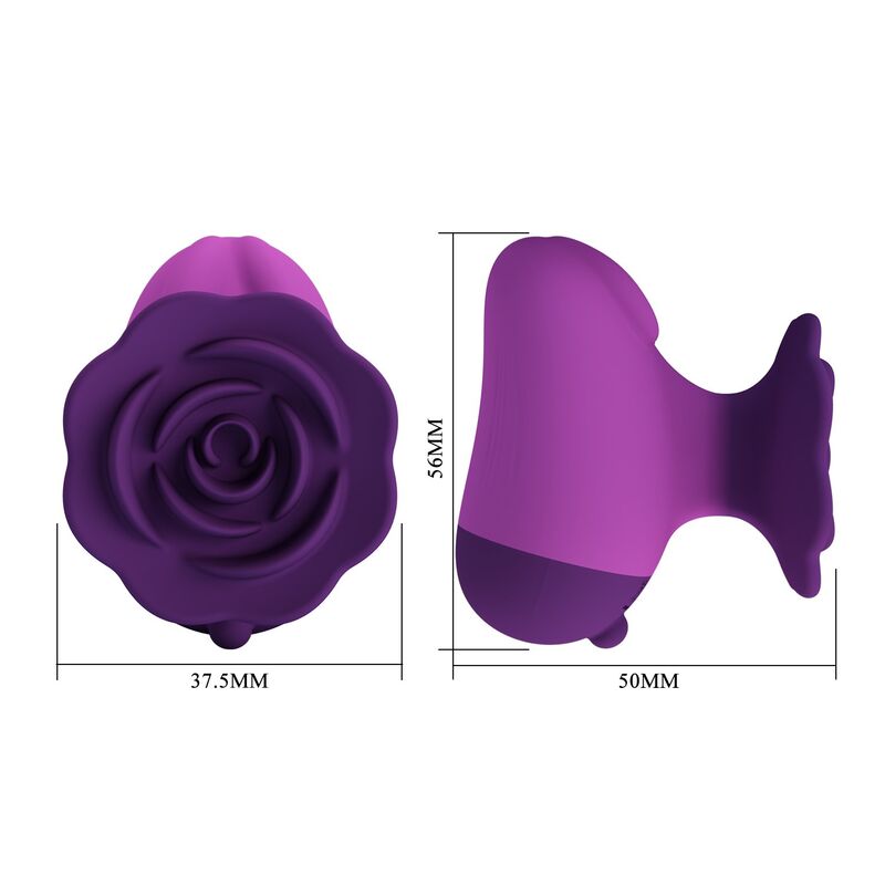 PRETTY LOVE - RECHARGEABLE CLITORAL STIMULATOR 7 MODES PURPLE · Vibratoare (imaginea 9)