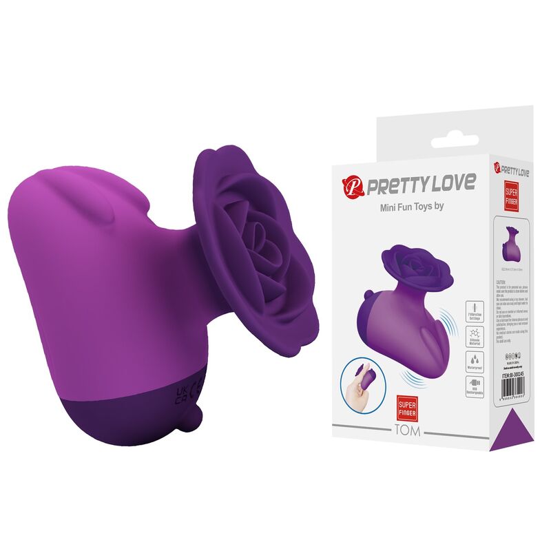 PRETTY LOVE - RECHARGEABLE CLITORAL STIMULATOR 7 MODES PURPLE · Vibratoare (imaginea 3)
