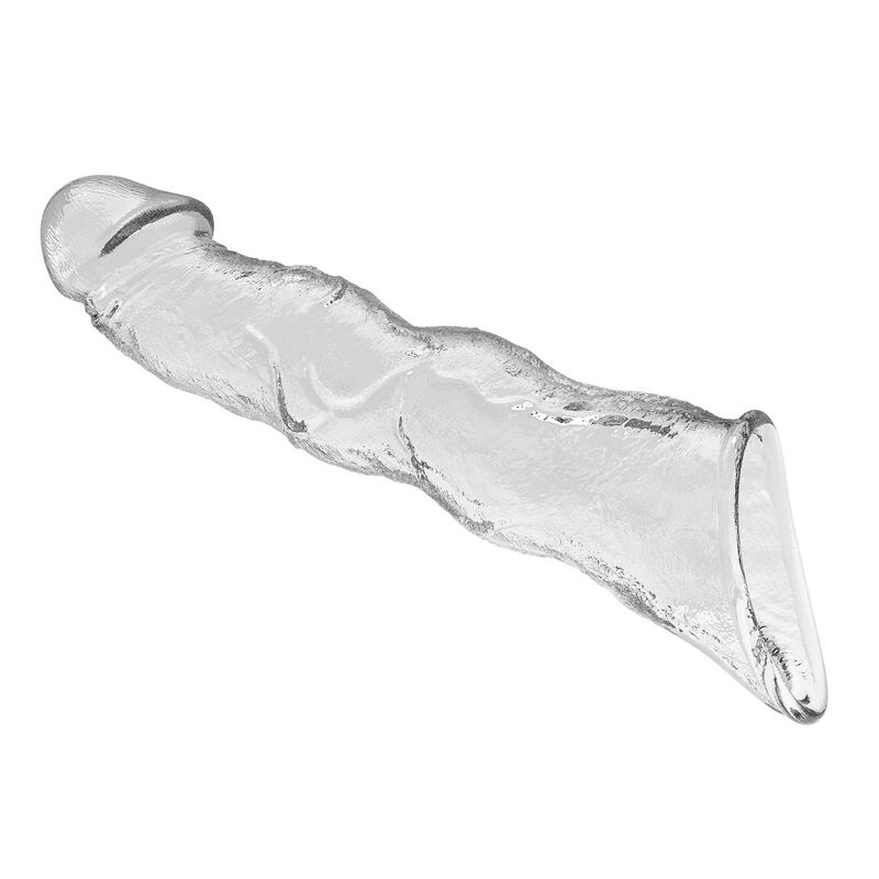 Pretty Love-Manșon Prelungitor Reglabil 28 cm Transparent 4 PRETTY LOVE - ADJUSTABLE PENIS EXTENSION SLEEVE 28 CM Ø 4.5 CM TRANSPARENT · Inele & Mansoane Penis (imaginea 4)
