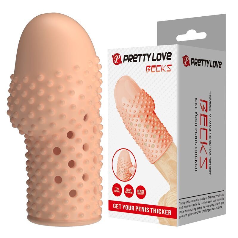 Pretty Love-Geek's Manșon Texturat pentru Penis Natural 306 Pretty Love-Geek's Manșon Texturat pentru Penis Natural