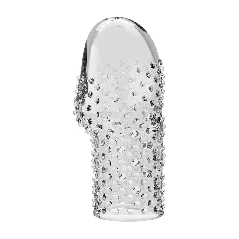 Pretty Love-Geek's Manșon Texturat pentru Penis Transparent 6 PRETTY LOVE - GEEK'S PENIS SLEEVE GET YOUR PENIS THICKER TRANSPARENT · Inele & Mansoane Penis (imaginea 6)