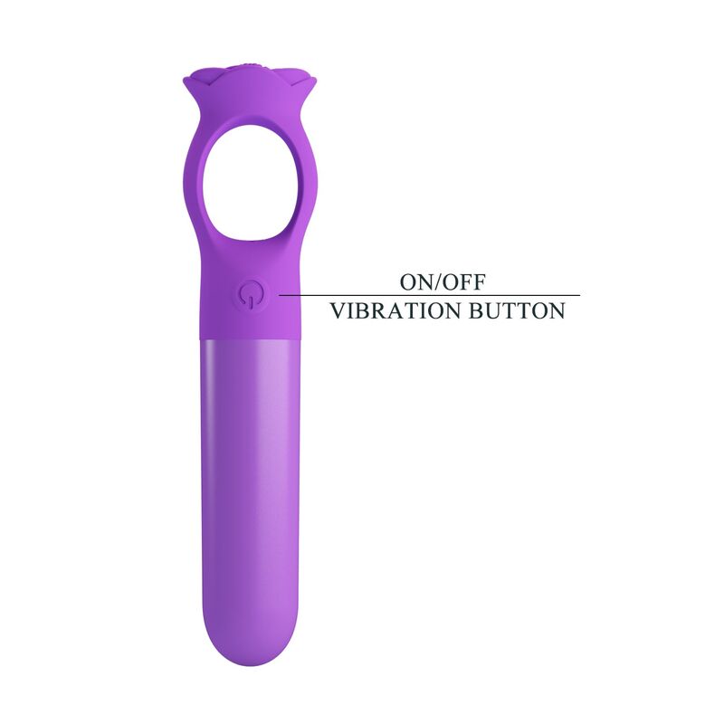 PRETTY LOVE - GIANA RECHARGEABLE MINI VIBRATOR MASSAGER PURPLE · Vibratoare (imaginea 6)