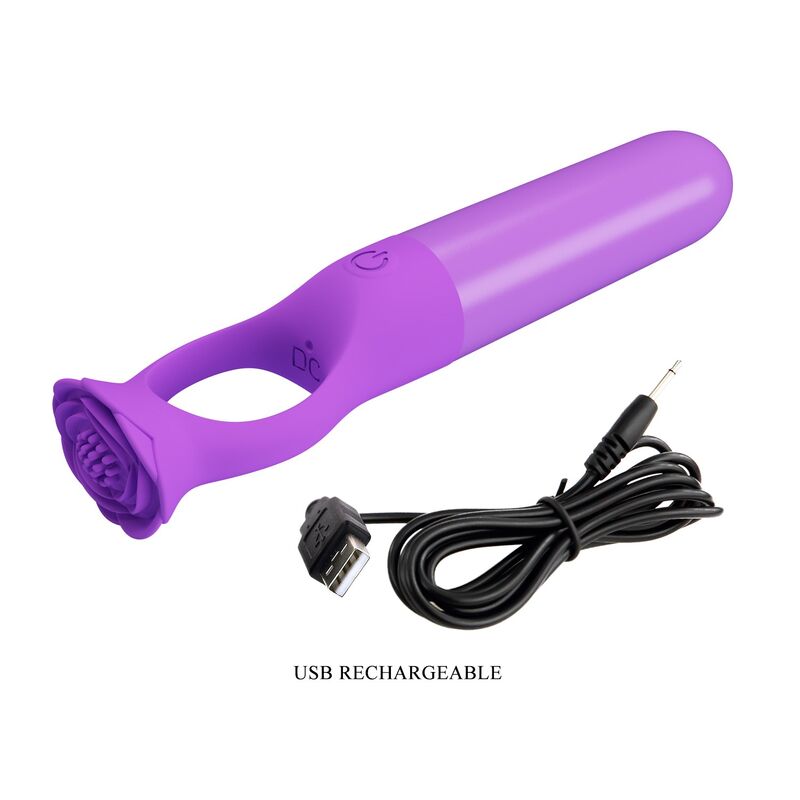 PRETTY LOVE - GIANA RECHARGEABLE MINI VIBRATOR MASSAGER PURPLE · Vibratoare (imaginea 4)