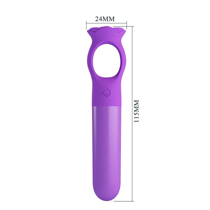 PRETTY LOVE - GIANA RECHARGEABLE MINI VIBRATOR MASSAGER PURPLE · Vibratoare (imaginea 3)