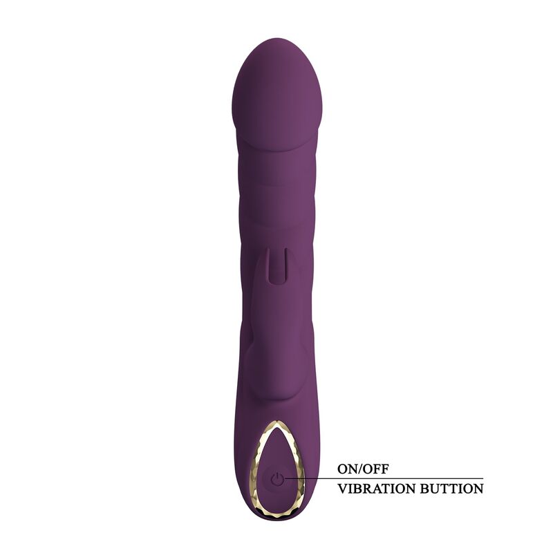 PRETTY LOVE - HARPER RECHARGEABLE RABBIT VIBRATOR 10 FUNCTIONS PURPLE · Vibratoare (imaginea 3)