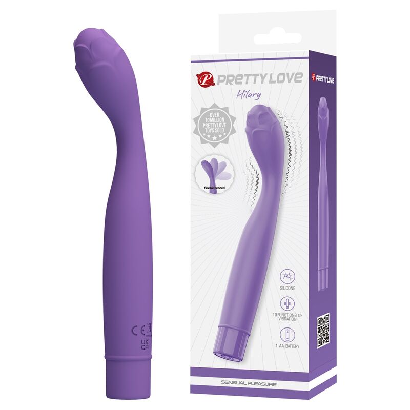 PRETTY LOVE - HENRY FLEXIBLE G-SPOT VIBRATOR PURPLE · Vibratoare