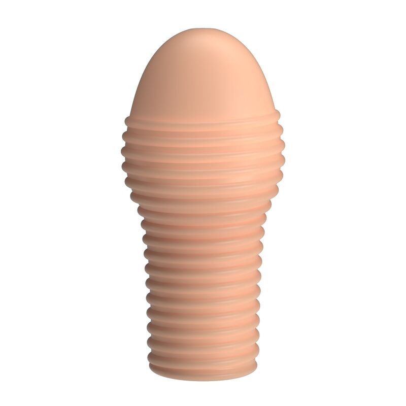 Pretty Love-Hottt Manșon Texturat pentru Penis Natural 8 PRETTY LOVE - HOTTT PENIS SLEEVE GET YOUR PENIS THICKER NATURAL COLOR · Inele & Mansoane Penis (imaginea 8)