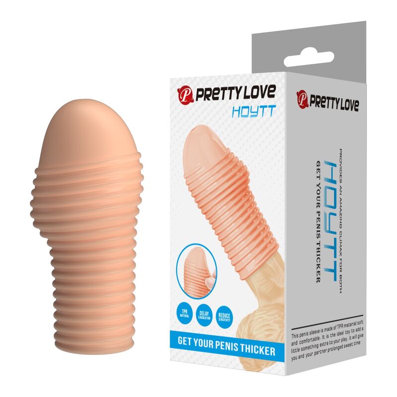 Pretty Love-Hottt Manșon Texturat pentru Penis Natural 373 Pretty Love-Hottt Manșon Texturat pentru Penis Natural
