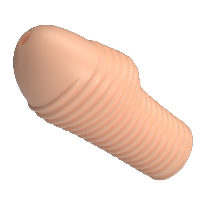 Pretty Love-Hottt Manșon Texturat pentru Penis Natural 6 PRETTY LOVE - HOTTT PENIS SLEEVE GET YOUR PENIS THICKER NATURAL COLOR · Inele & Mansoane Penis (imaginea 6)