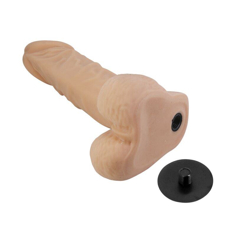 PRETTY LOVE - JOLYON HARNESS WITH FLEXIBLE DILDO 22 CM Ø 4.8 CM NATURAL · Dildo & Stimulatoare (imaginea 4)