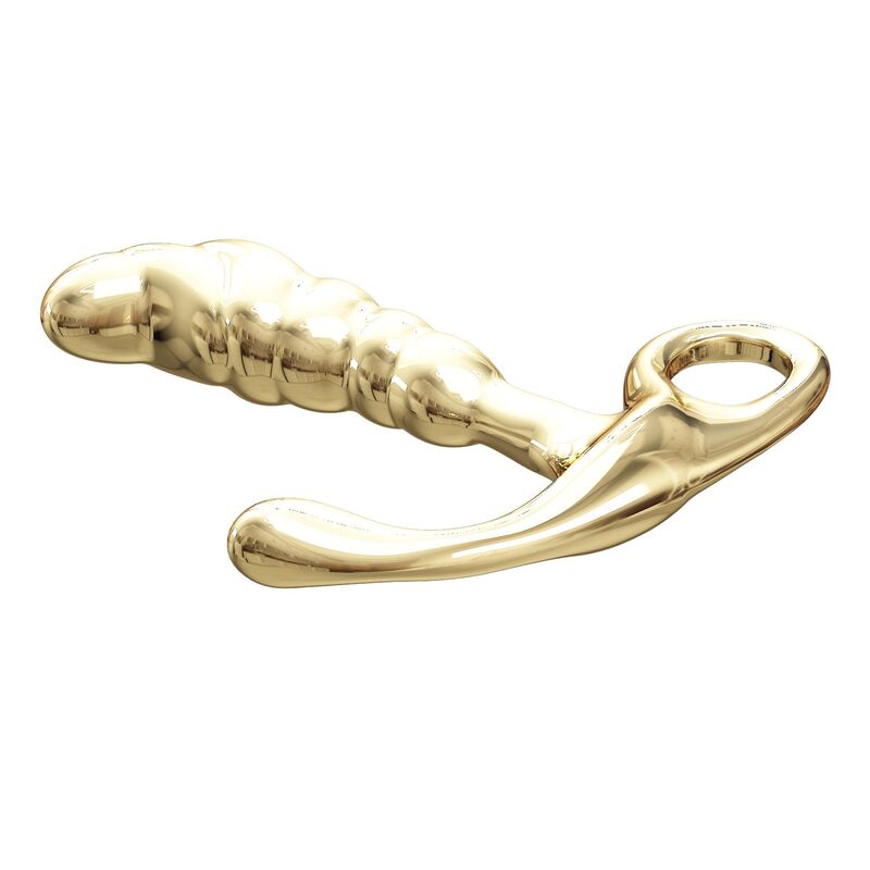 Pretty Love-Jack Masager de Prostată din Metal Auriu 5 PRETTY LOVE - JACK ZINC ALLOY PROSTATE MASSAGER GOLD · Jucarii Anale (imaginea 5)