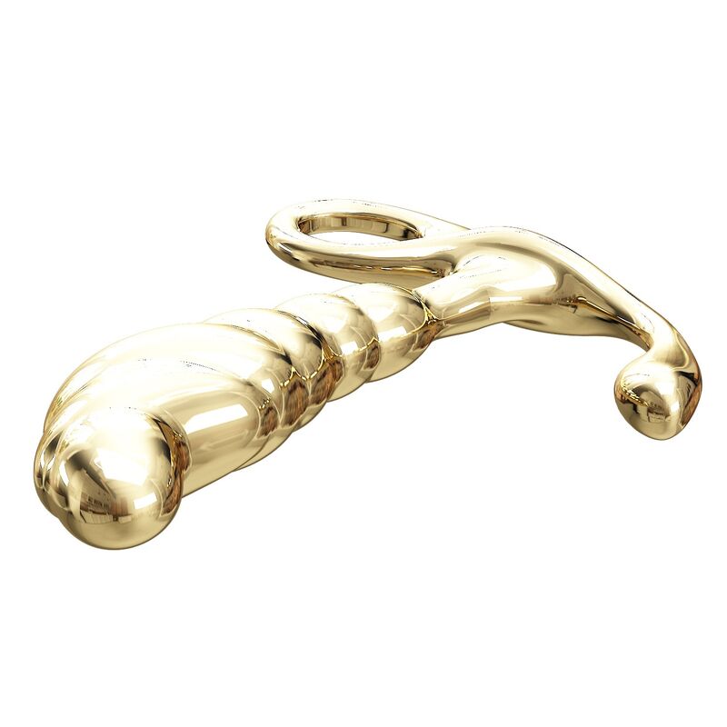 Pretty Love-Jack Masager de Prostată din Metal Auriu 7 PRETTY LOVE - JACK ZINC ALLOY PROSTATE MASSAGER GOLD · Jucarii Anale (imaginea 7)