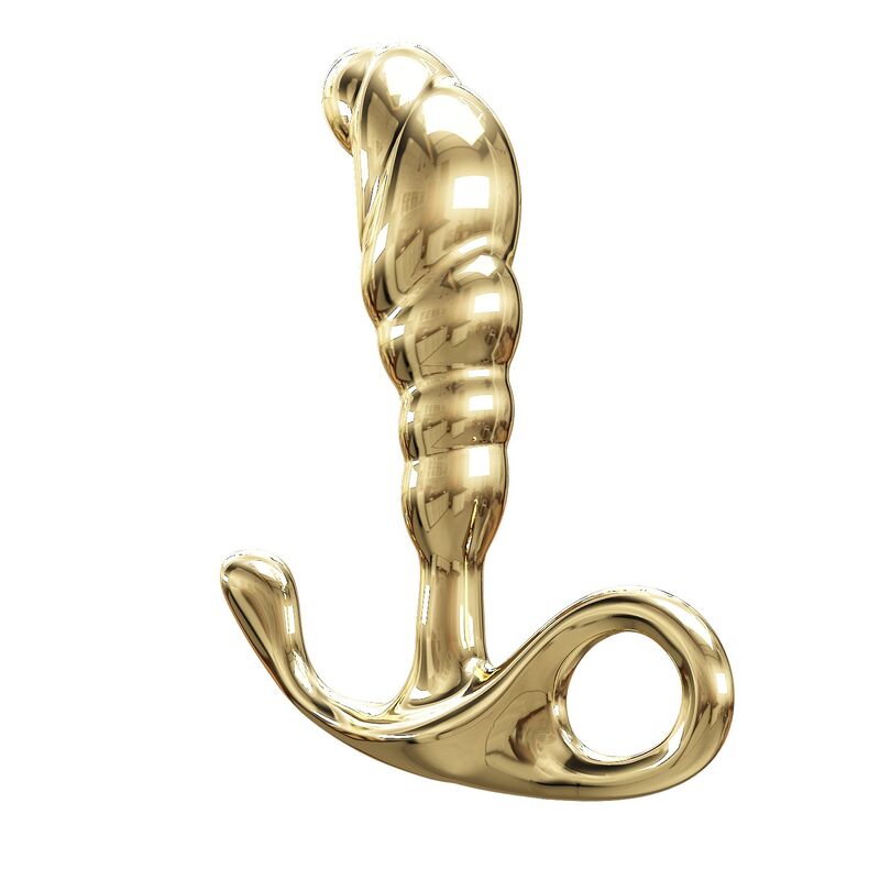 Pretty Love-Jack Masager de Prostată din Metal Auriu 4 PRETTY LOVE - JACK ZINC ALLOY PROSTATE MASSAGER GOLD · Jucarii Anale (imaginea 4)