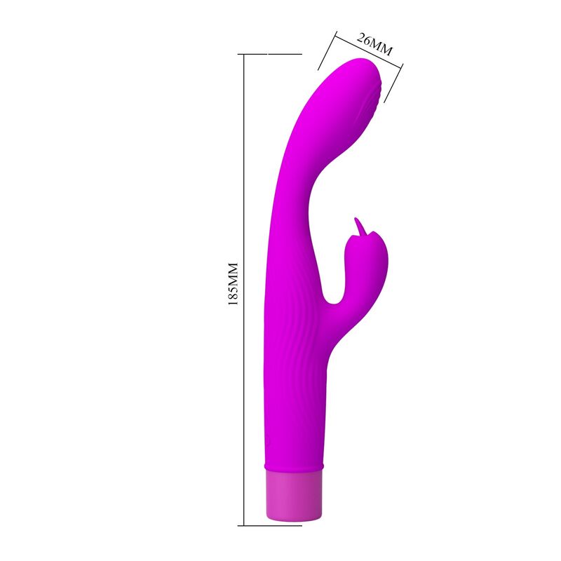 PRETTY LOVE - JENE DUAL STIMULATION G-SPOT AND CLITORAL VIBRATOR PURPLE · Vibratoare (imaginea 3)