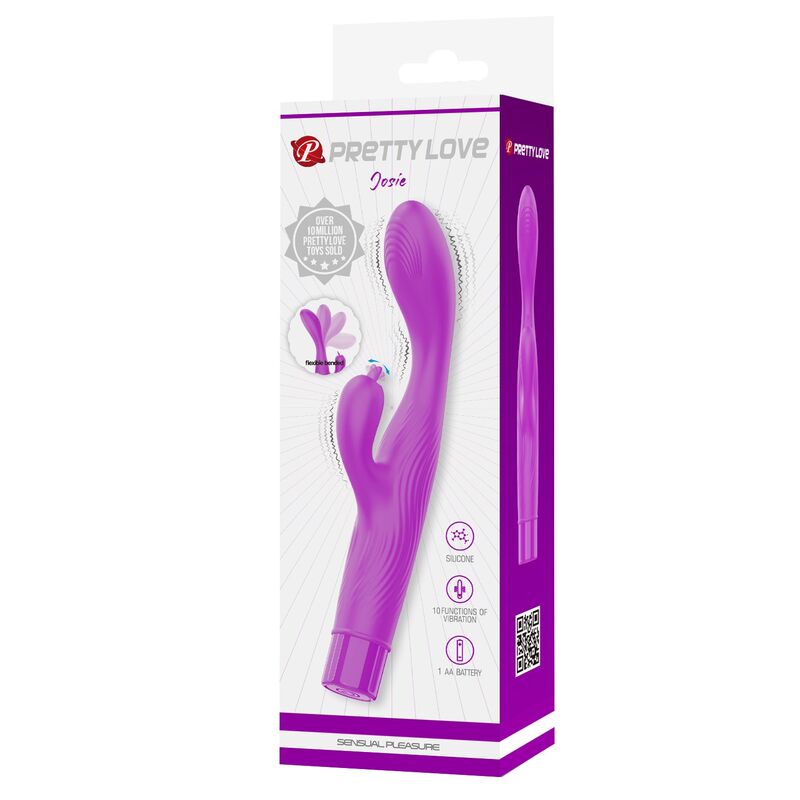 PRETTY LOVE - JENE DUAL STIMULATION G-SPOT AND CLITORAL VIBRATOR PURPLE · Vibratoare (imaginea 8)