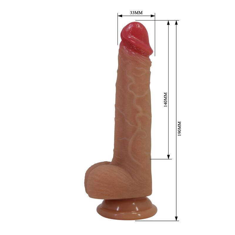 Pretty Love-Jovita Dildo Realist cu Ventuză 19 cm 8 PRETTY LOVE - JOVITA REALISTIC SILICONE DILDO WITH SUCTION CUP 19 CM Ø 4.5 CM · Dildo & Stimulatoare (imaginea 8)