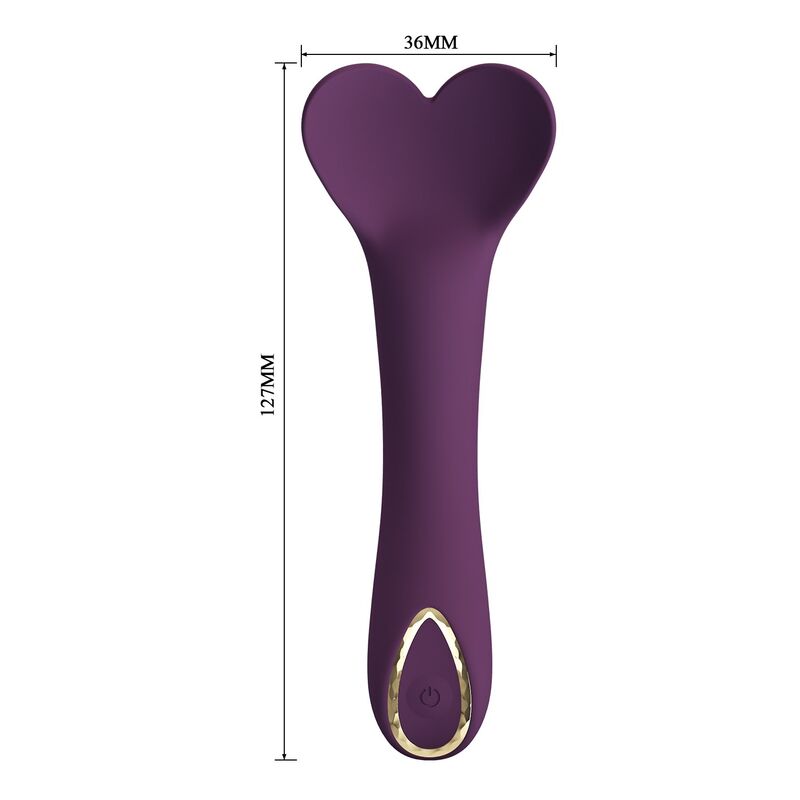 Pretty Love-Kenyell Vibrator Curbat 10 Funcții Mov 4 PRETTY LOVE - KENYELL RECHARGEABLE VIBRATOR 10 FUNCTIONS PURPLE · Vibratoare (imaginea 4)