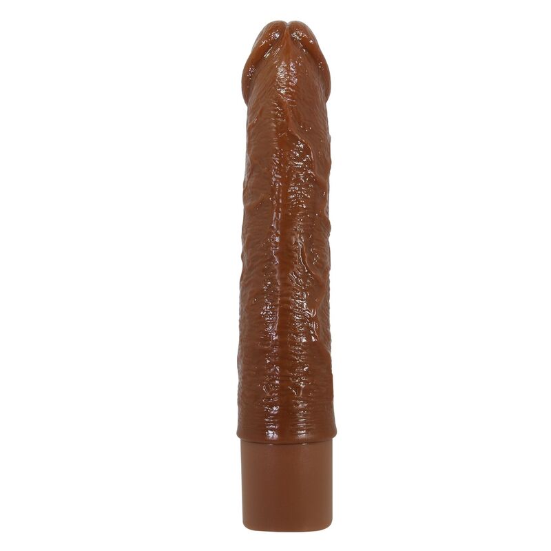 Pretty Love-Leonardo Vibrator Realist 20 cm Maro 3 PRETTY LOVE - LEONARDO REALISTIC VIBRATOR 20 CM Ø 4 CM BROWN · Jucarii Anale (imaginea 3)