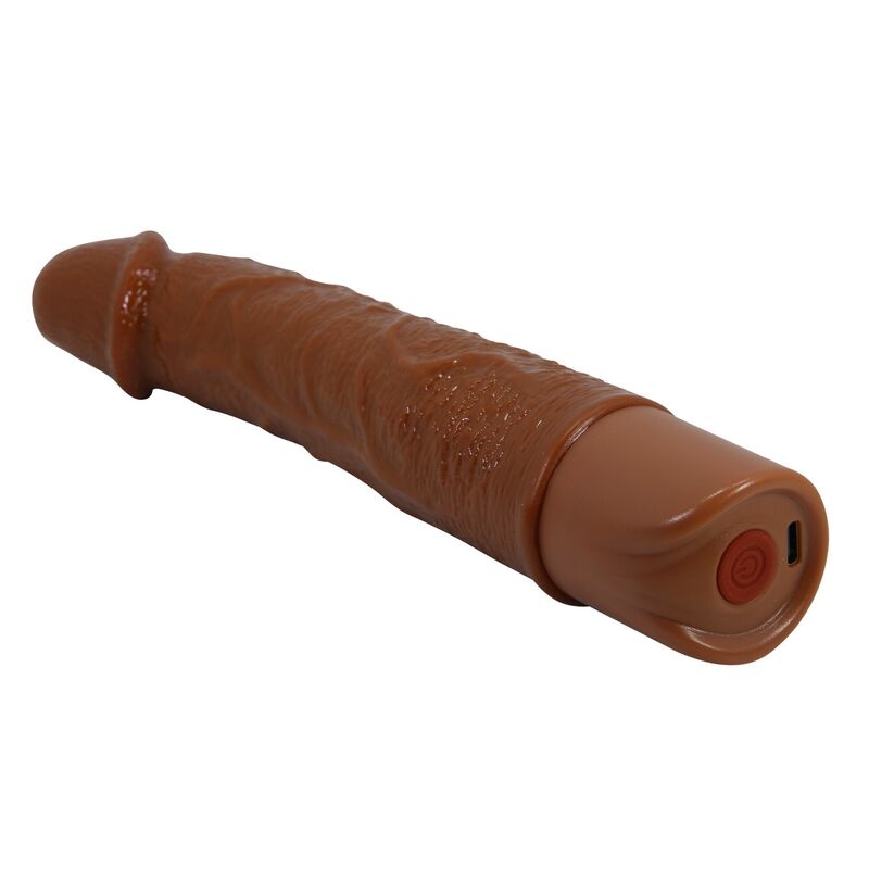 Pretty Love-Leonardo Vibrator Realist 20 cm Maro 8 PRETTY LOVE - LEONARDO REALISTIC VIBRATOR 20 CM Ø 4 CM BROWN · Jucarii Anale (imaginea 8)