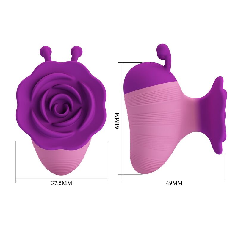 Pretty Love-Little Bee Stimulator Clitoris 7 Moduri Mov-Roz 5 PRETTY LOVE - LITTLE BEE RECHARGEABLE CLITORAL STIMULATOR 7 MODES PURPLE-PINK · Vibratoare (imaginea 5)