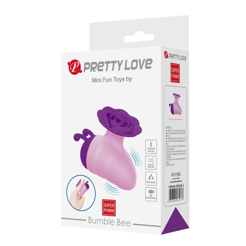 Pretty Love-Little Bee Stimulator Clitoris 7 Moduri Mov-Roz 6 PRETTY LOVE - LITTLE BEE RECHARGEABLE CLITORAL STIMULATOR 7 MODES PURPLE-PINK · Vibratoare (imaginea 6)