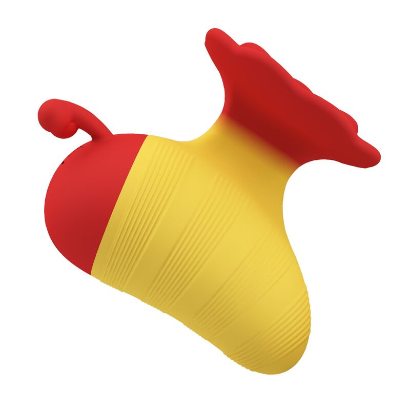 PRETTY LOVE - LITTLE BEE RECHARGEABLE CLITORAL STIMULATOR 7 MODES RED/YELLOW · Vibratoare (imaginea 10)