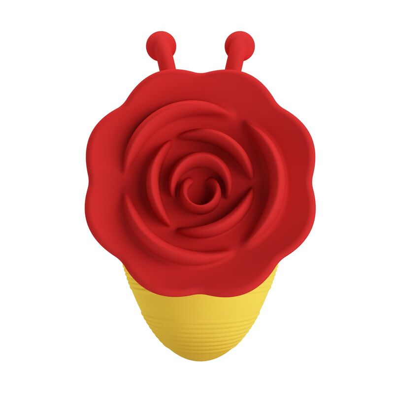 PRETTY LOVE - LITTLE BEE RECHARGEABLE CLITORAL STIMULATOR 7 MODES RED/YELLOW · Vibratoare (imaginea 8)
