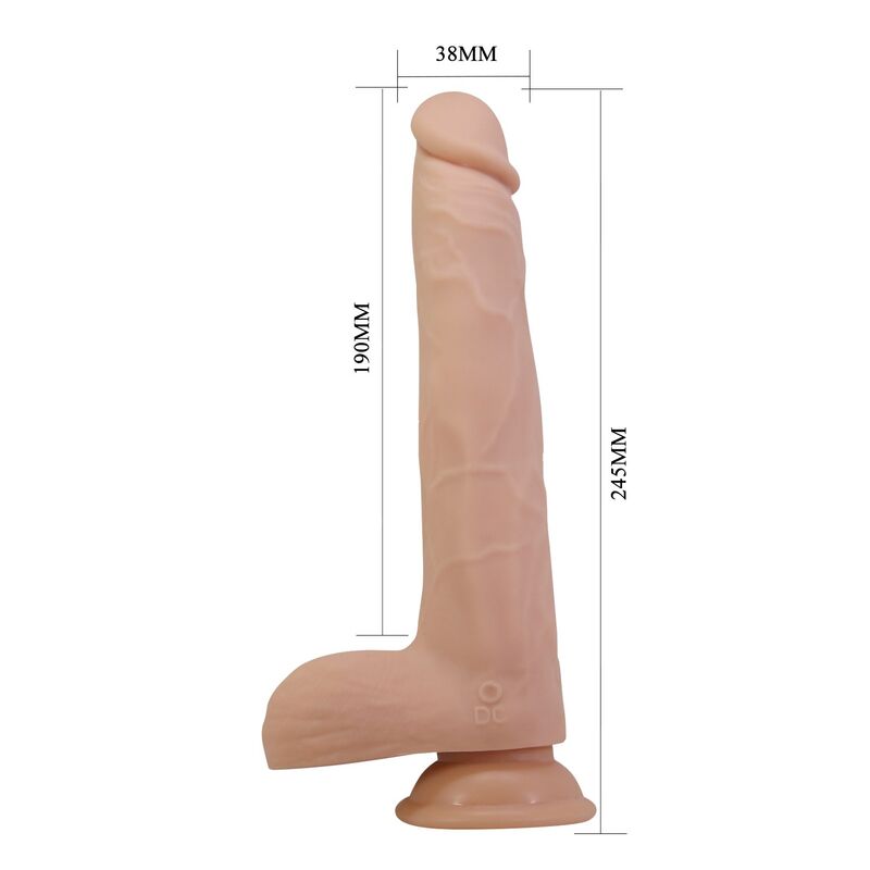 Pretty Love-Nolan Dildo Vibrator cu Telecomandă 24,5 cm 7 PRETTY LOVE - NOLAN THRUSTING & ROTATING VIBRATING DILDO REMOTE CONTROL 24.5 CM Ø 5 CM NATURAL · Vibratoare (imaginea 7)