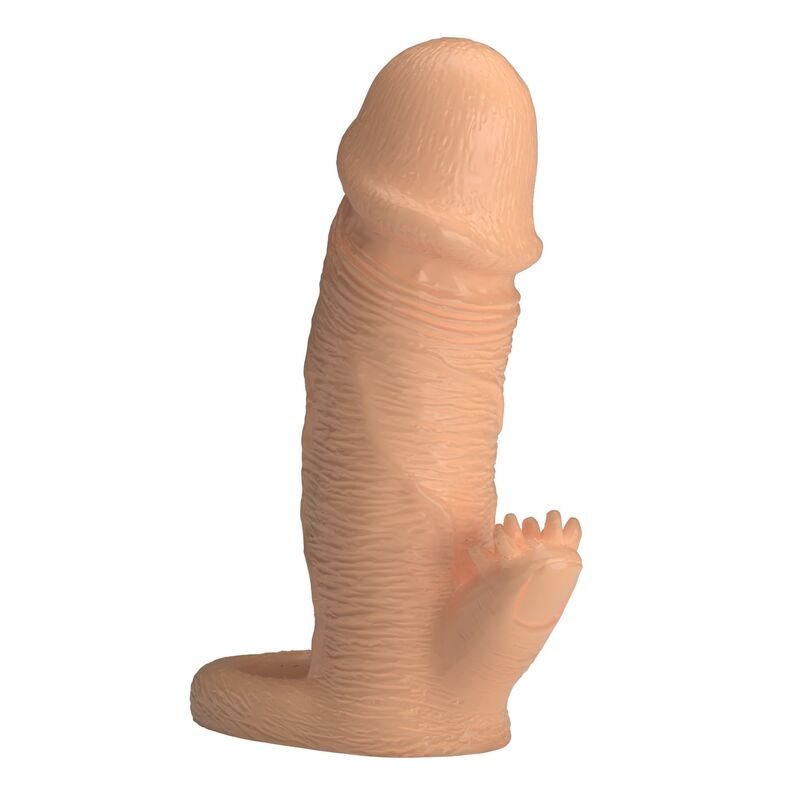 PRETTY LOVE - RODERIC PENIS EXTENSION SLEEVE 13 CM Ø 3.8 CM NATURAL · Inele & Mansoane Penis (imaginea 7)