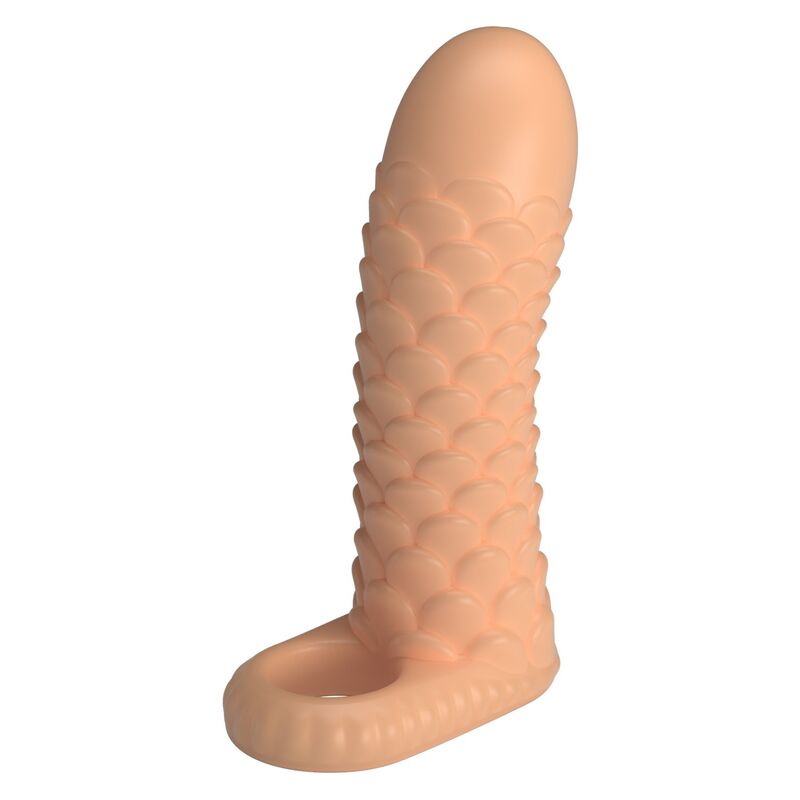 PRETTY LOVE - NESMITH PENIS EXTENSION SLEEVE 13 CM Ø 3.8 CM NATURAL · Inele & Mansoane Penis (imaginea 3)