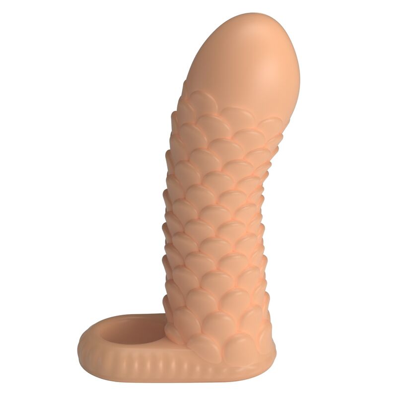PRETTY LOVE - NESMITH PENIS EXTENSION SLEEVE 13 CM Ø 3.8 CM NATURAL · Inele & Mansoane Penis (imaginea 4)