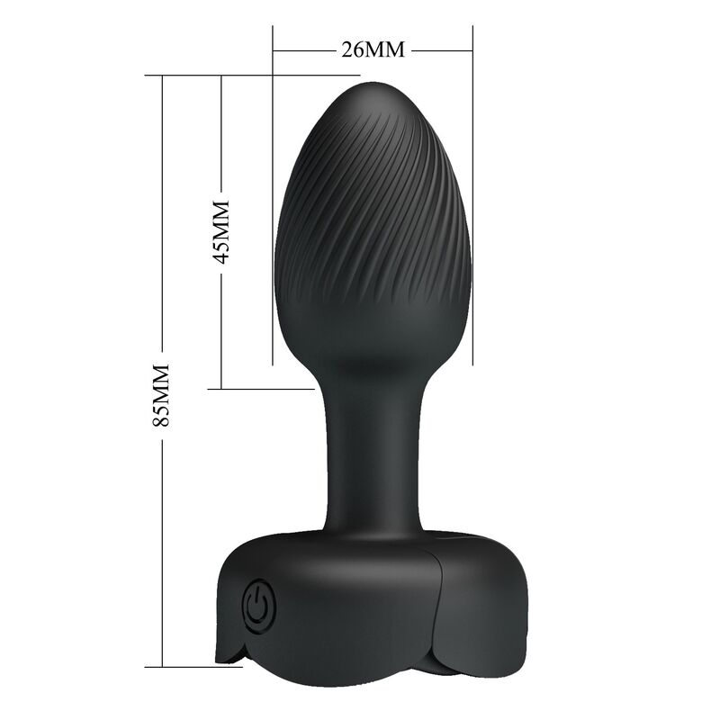 Pretty Love-Dop Anal Vibrator Reîncărcabil 10 Moduri Negru 8 PRETTY LOVE - RECHARGEABLE VIBRATING ANAL PLUG 10 MODES BLACK · Jucarii Anale (imaginea 8)
