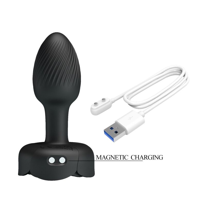 Pretty Love-Dop Anal Vibrator Reîncărcabil 10 Moduri Negru 3 PRETTY LOVE - RECHARGEABLE VIBRATING ANAL PLUG 10 MODES BLACK · Jucarii Anale (imaginea 3)