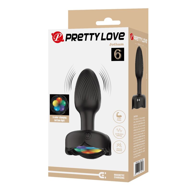 Pretty Love-Dop Anal Vibrator Reîncărcabil 10 Moduri Negru 4 PRETTY LOVE - RECHARGEABLE VIBRATING ANAL PLUG 10 MODES BLACK · Jucarii Anale (imaginea 4)